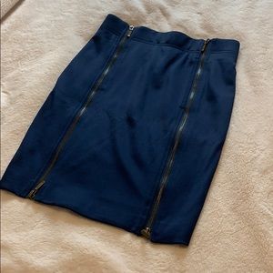 Navy blue skirt